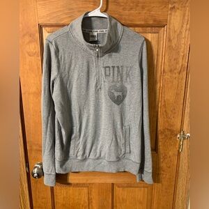 Vintage- Victorias Secret PINK Three Quarter Zip Pull Over